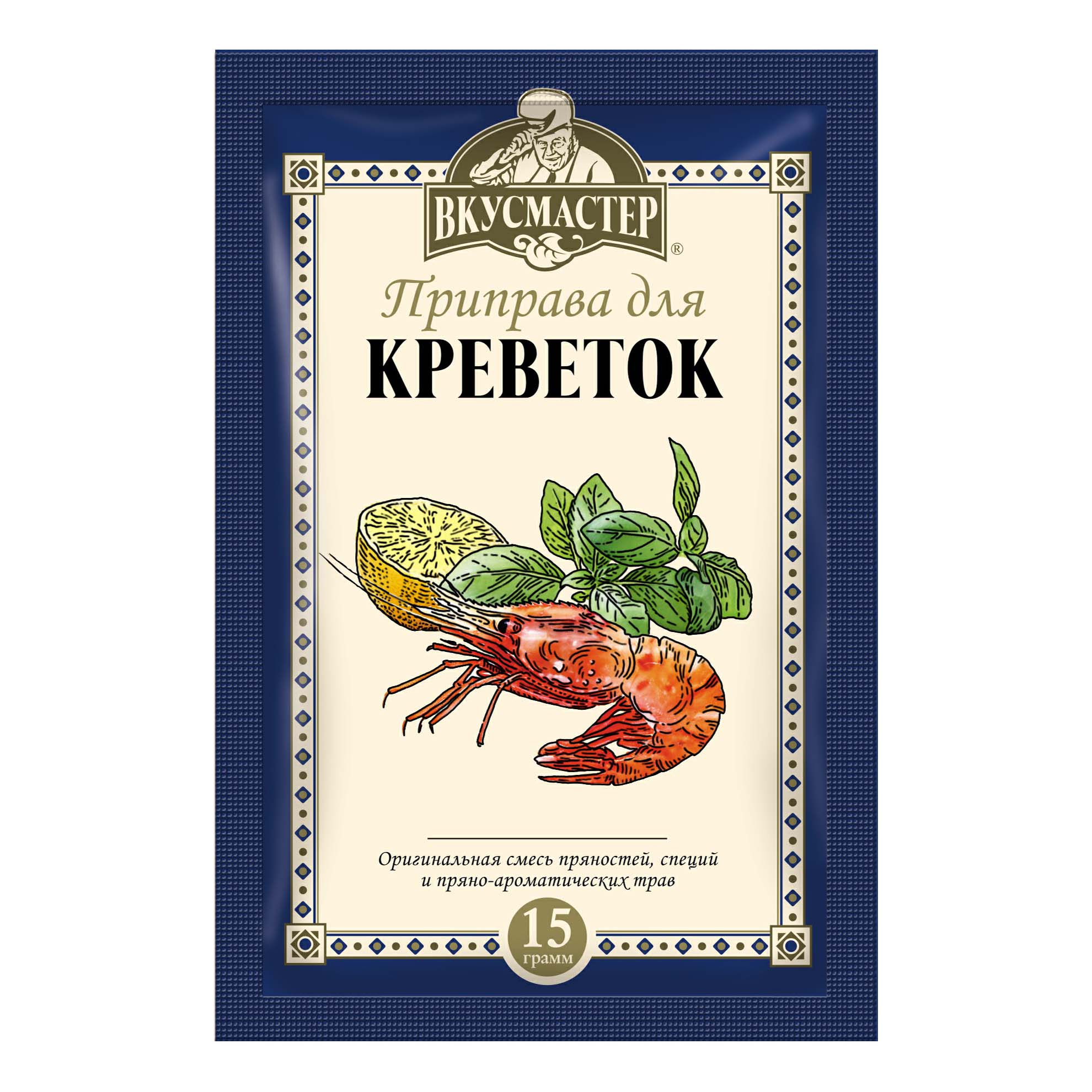 Приправа Вкусмастер для креветок 15 г