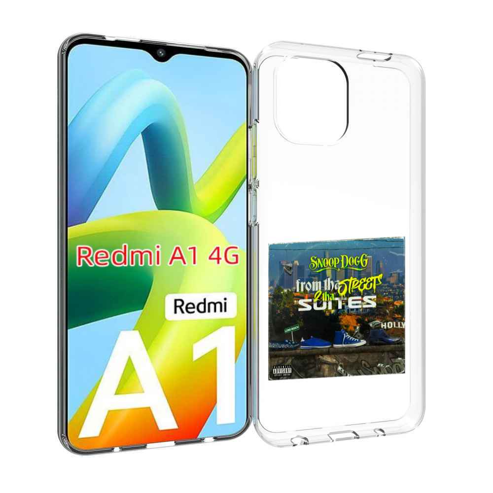 

Чехол MyPads Snoop Dogg FROM THE STREET 2 THA SUITES для Xiaomi Redmi A1, Прозрачный, Tocco