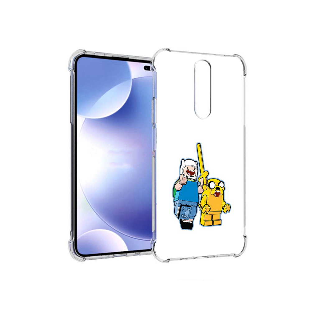 

Чехол MyPads Tocco для Xiaomi Redmi k30 время приключений лего (PT226950.302.274), Прозрачный, Tocco