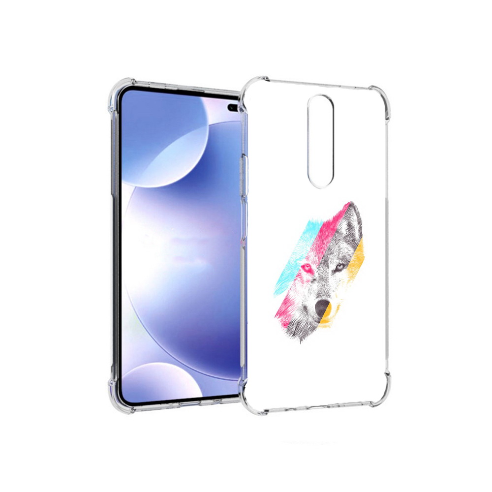 

Чехол MyPads Tocco для Xiaomi Redmi k30 волк градиент (PT226950.302.268), Прозрачный, Tocco