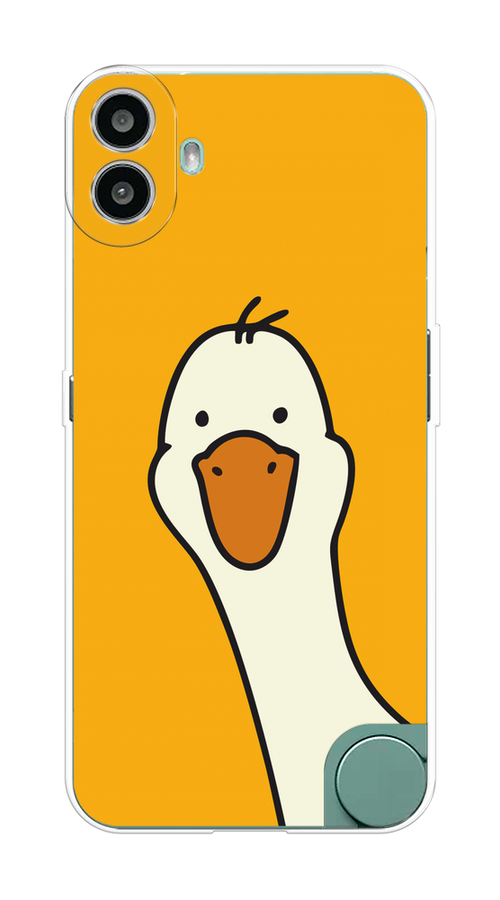

Чехол на CMF Phone 1 "Утка на желтом фоне", Желтый;красный, 3300450-1