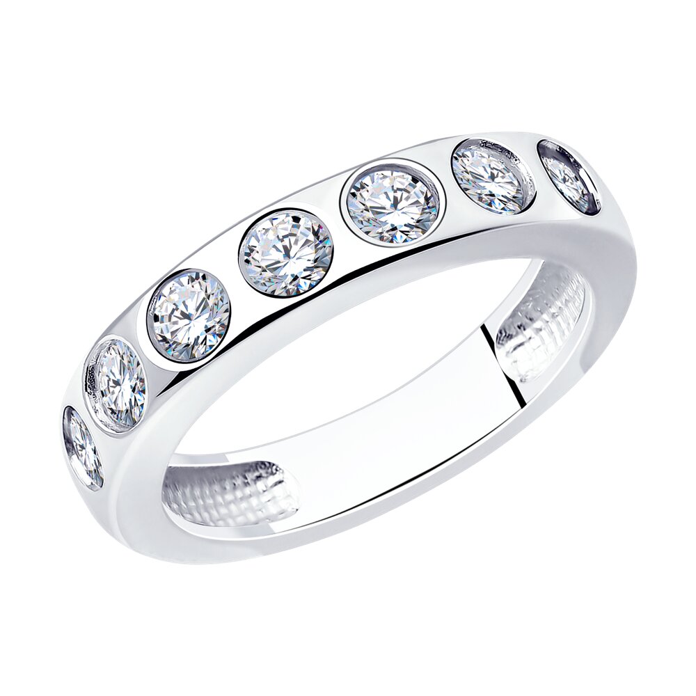 

Кольцо из серебра р. 17 Diamant 94-110-01581-1, фианит, 94-110-01581-1