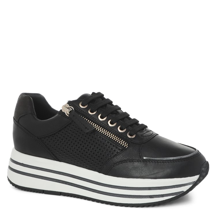 

Кроссовки женские GEOX D35QHE черные 39 EU, D35QHE