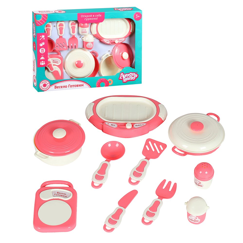 фото Набор игрушечной посуды amore bello, для девочек, игровой набор детский, jb0208439.