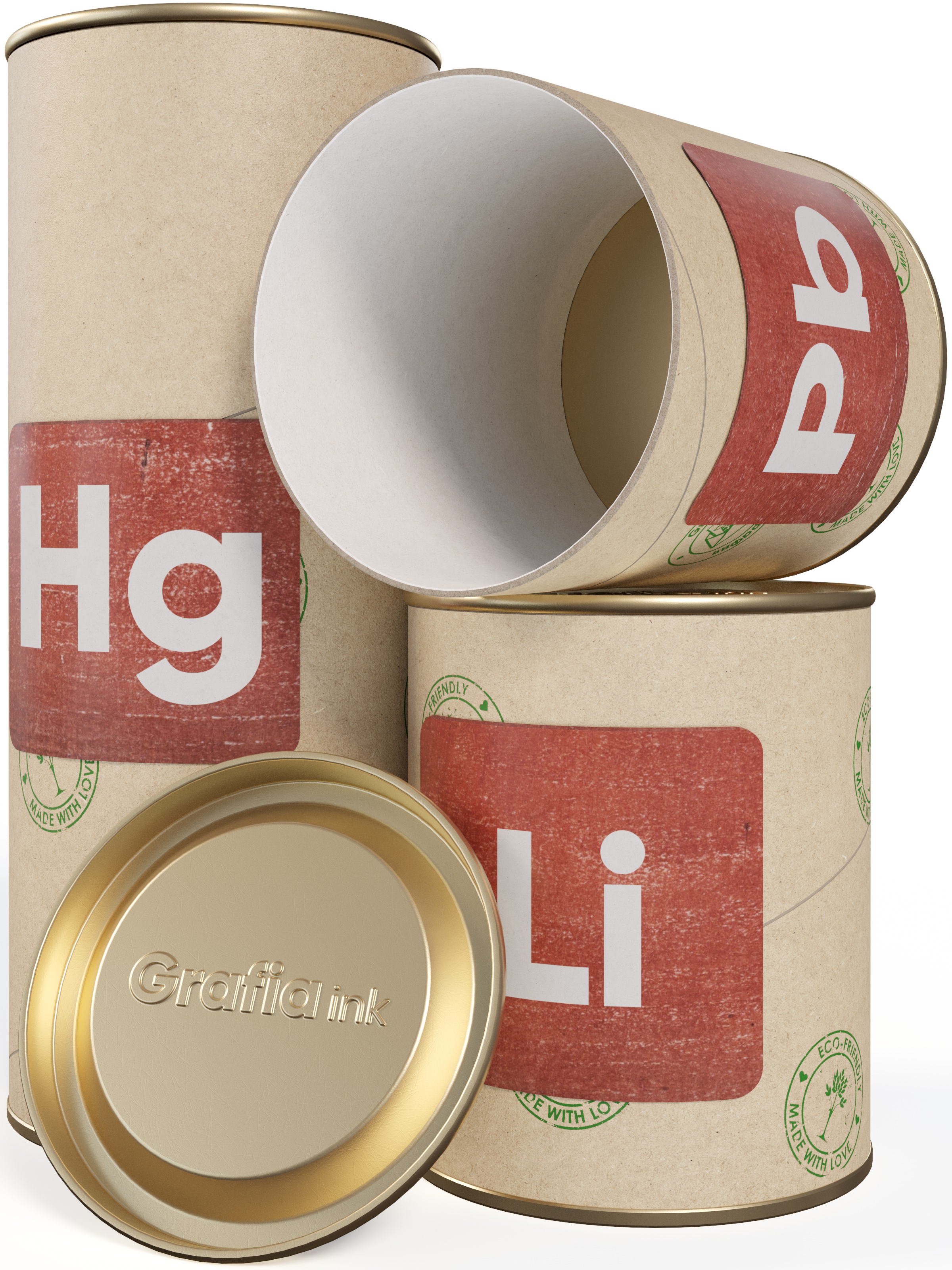 

Ведро ГраФия | Grafia ink T9.2_22+11x2_red 2.75л, "Pb Li Hg красный" ×3 2.75л