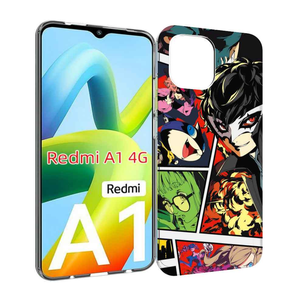 

Чехол MyPads Persona 5 art для Xiaomi Redmi A1, Прозрачный, Tocco