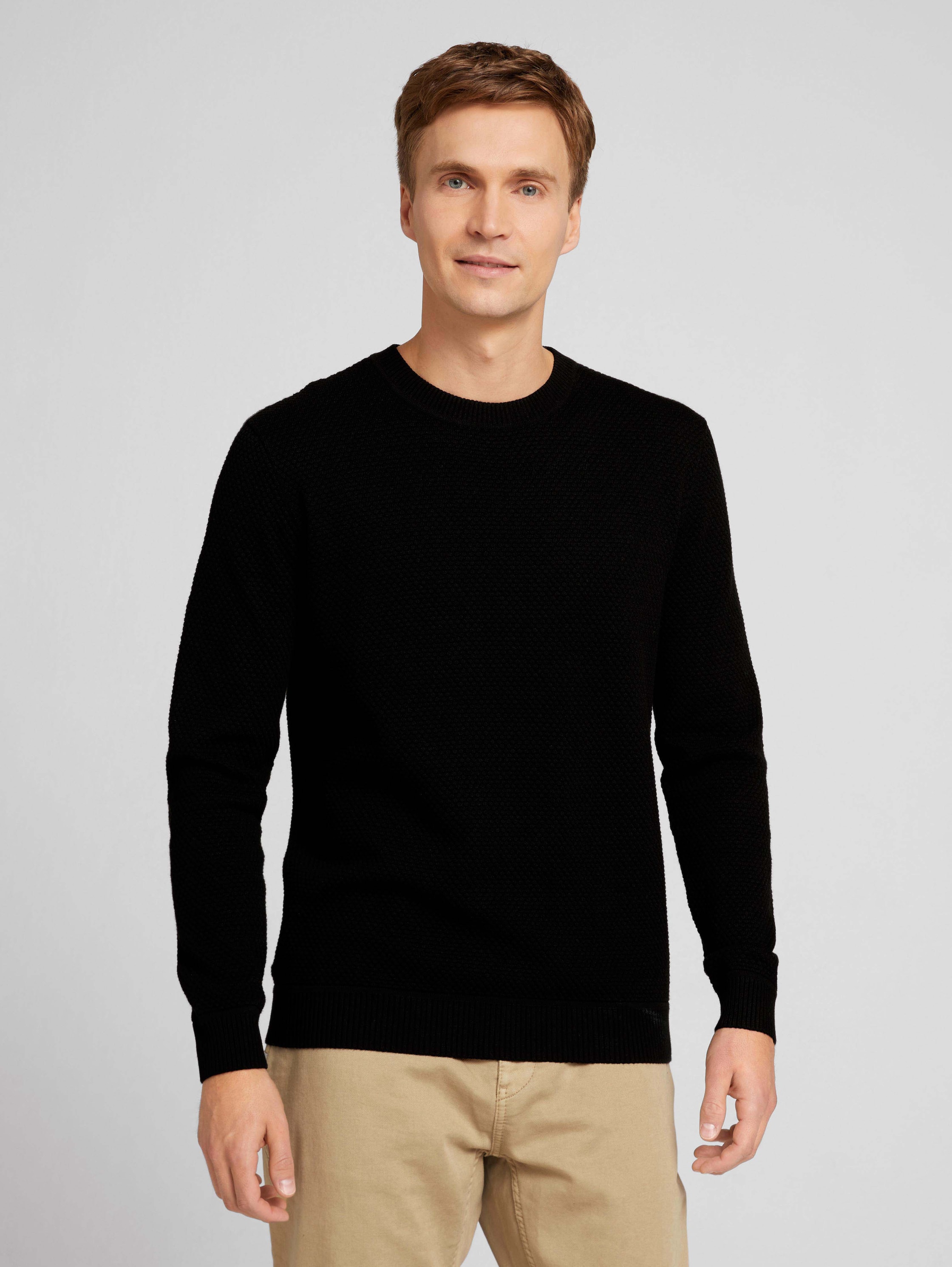

Джемпер мужской TOM TAILOR 1026500 черный 2XL, 1026500