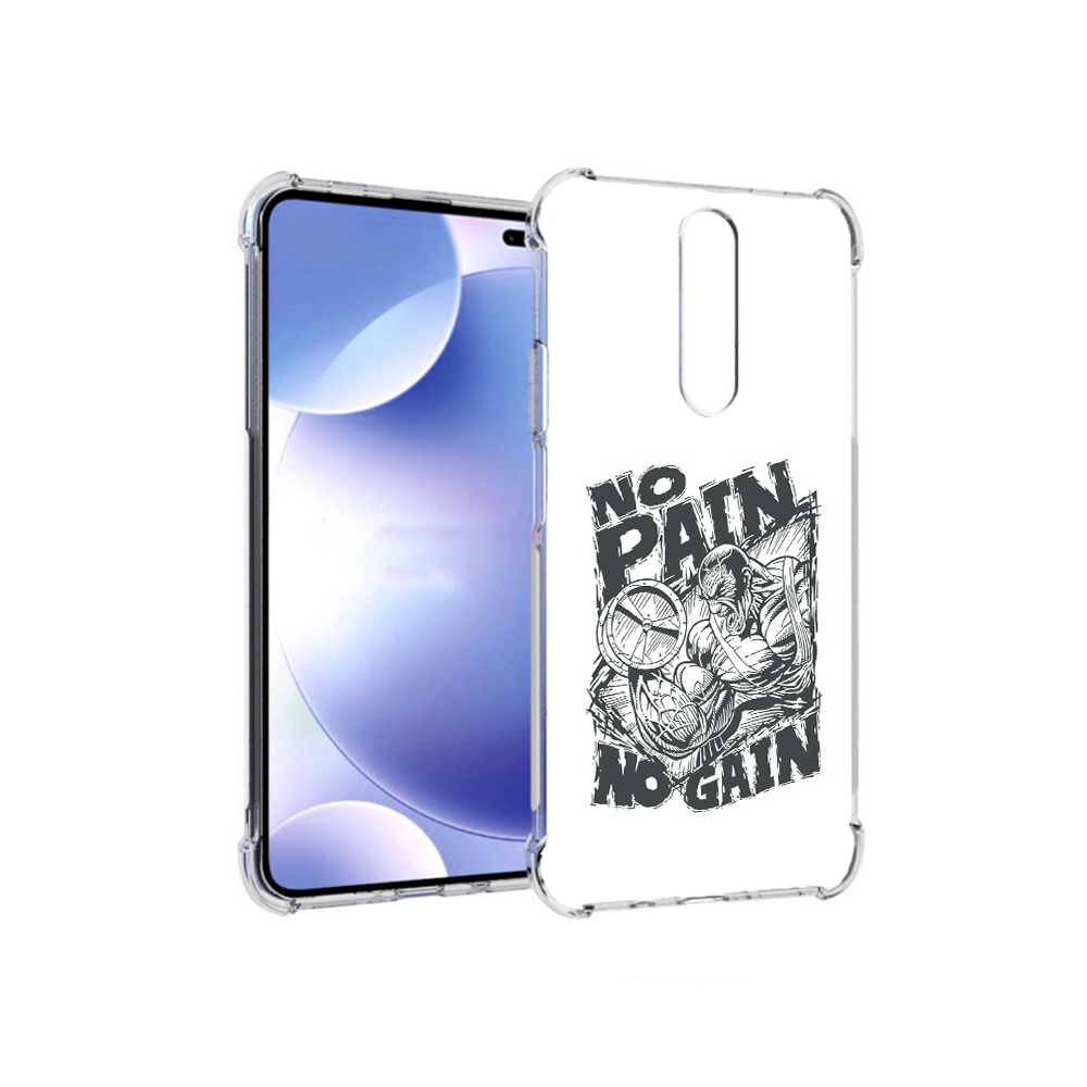 

Чехол MyPads Tocco для Xiaomi Redmi k30 бодибилдинг тяжелая работа (PT226950.302.238), Прозрачный, Tocco