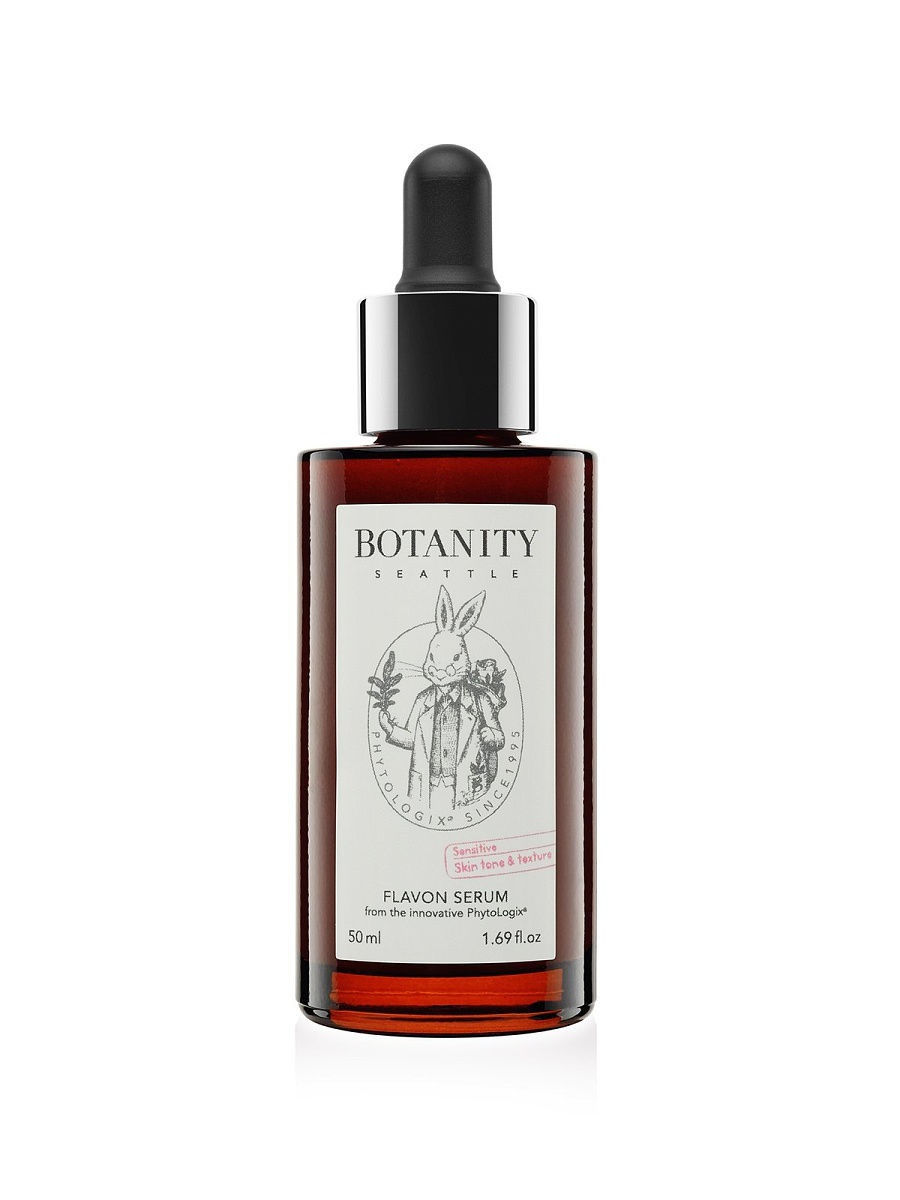 фото Успокаивающая сыворотка с керамидами botanity flavon serum, 50 мл