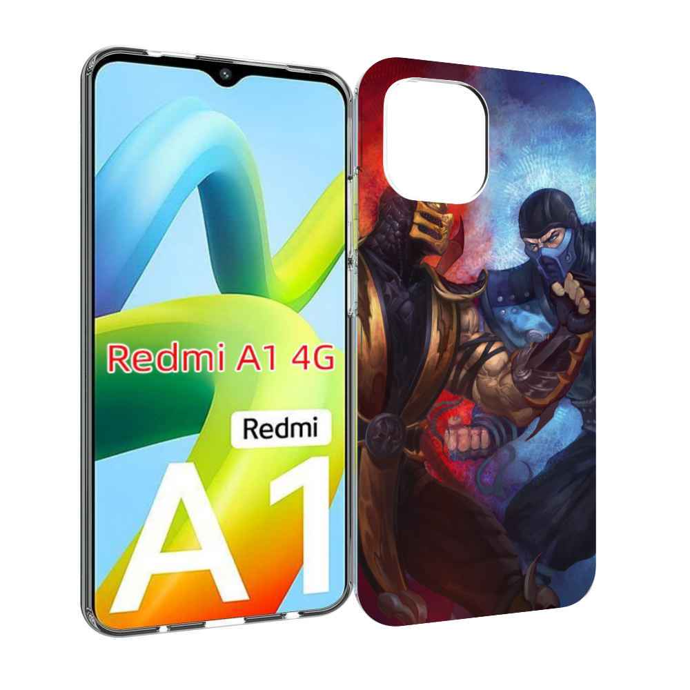 

Чехол MyPads Mortal Kombat art для Xiaomi Redmi A1, Прозрачный, Tocco