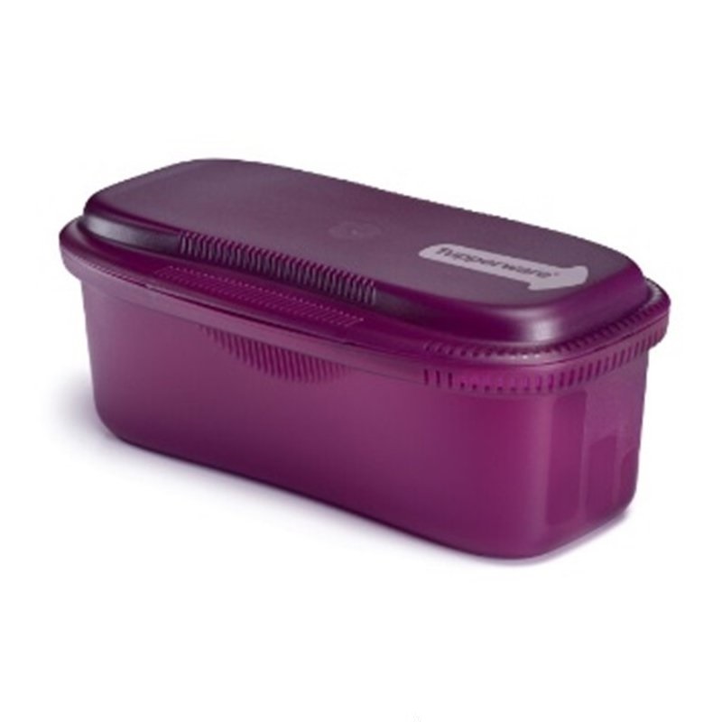 Кастрюля Tupperware Паста-браво для СВЧ 1.9л прямоугольная фиолетовая