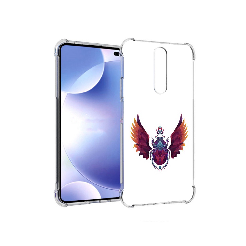 

Чехол MyPads Tocco для Xiaomi Redmi k30 алмазный скоробей (PT226950.302.219), Прозрачный, Tocco