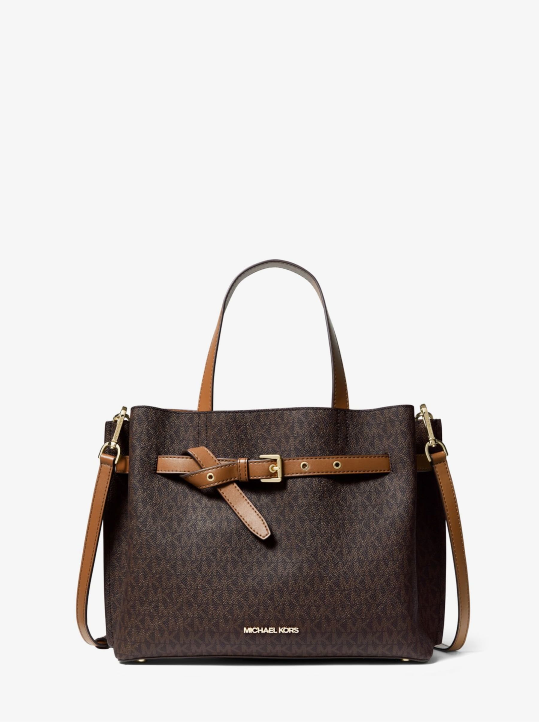 

Сумка женская Michael Kors Emilia_B00604 коричневая, Коричневый, Emilia_B00604