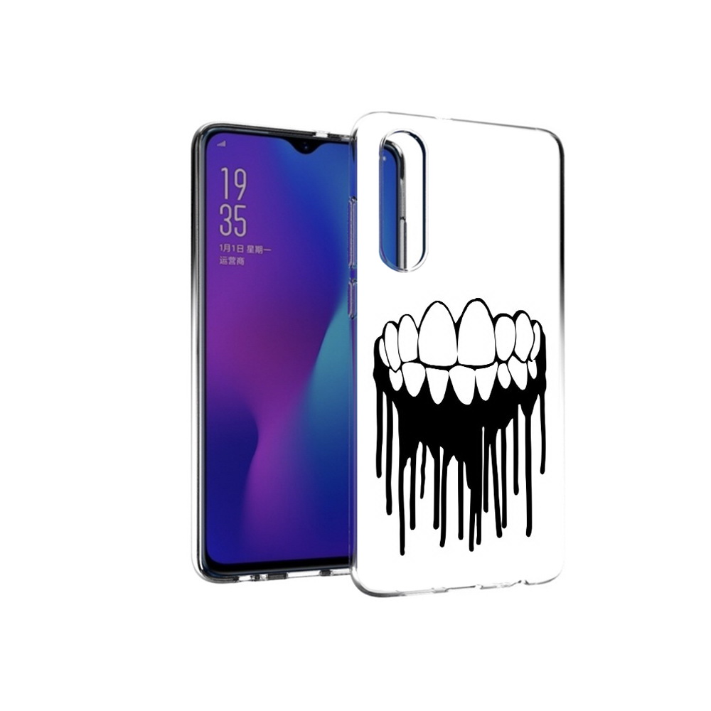 

Чехол MyPads Tocco для Huawei P30 зубы, Прозрачный, Tocco