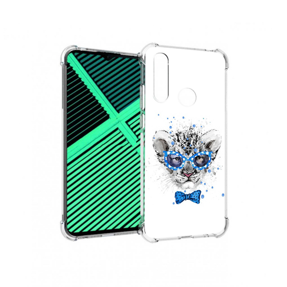 

Чехол MyPads Tocco для Motorola Moto G8 Power Lite тигренок с бабочкой (PT227069.358.642), Прозрачный, Tocco