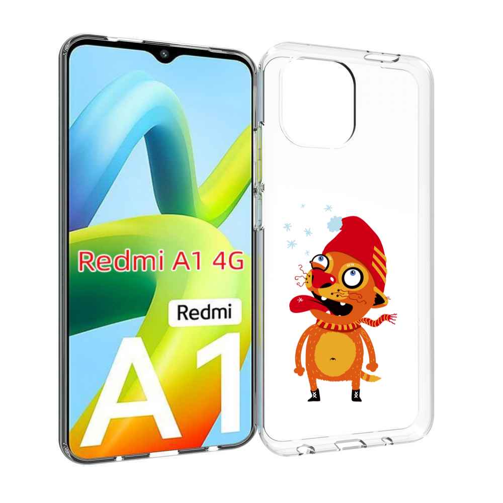 фото Чехол mypads зимний кот для xiaomi redmi a1