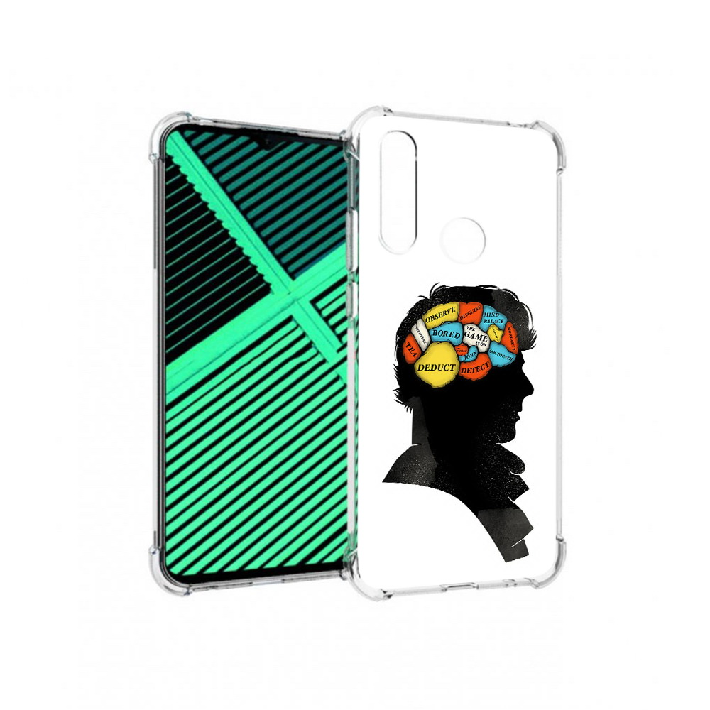 

Чехол MyPads Tocco для Motorola Moto G8 Power Lite темный рисунок (PT227069.358.640), Прозрачный, Tocco