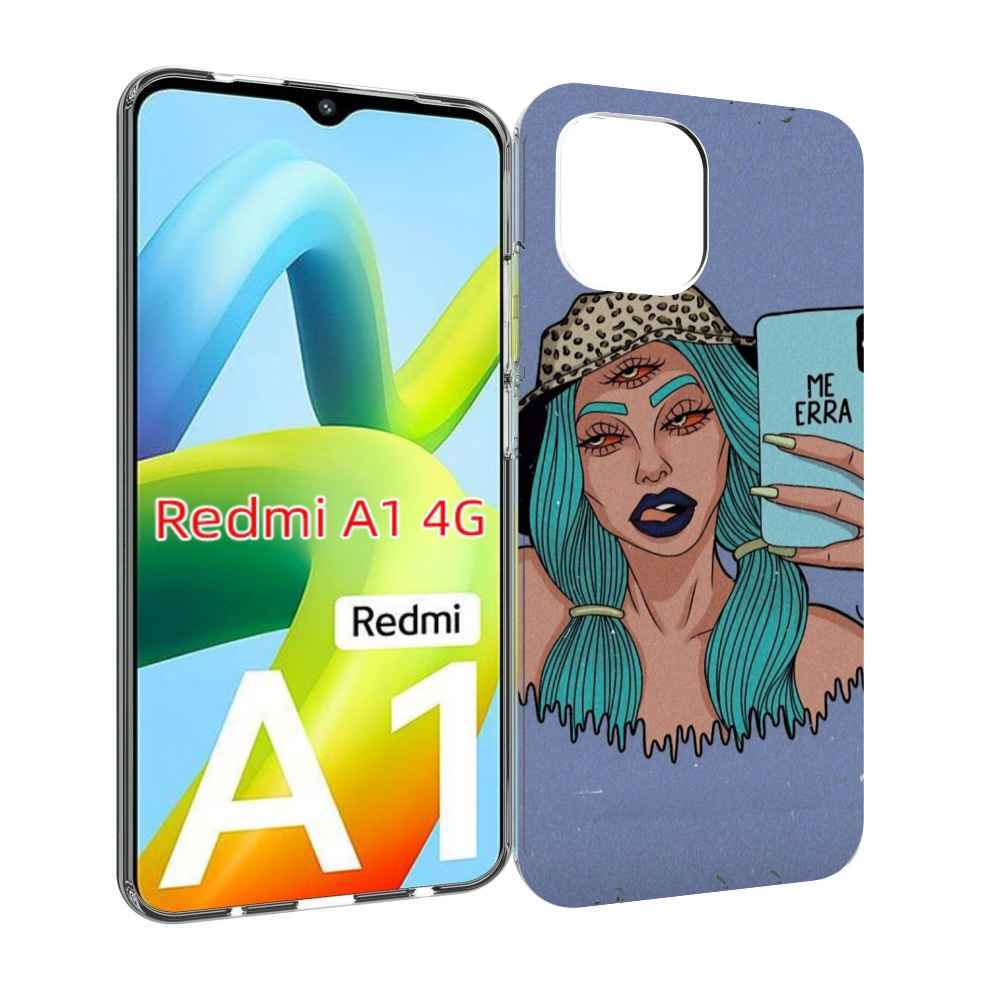 

Чехол MyPads ME Erra женский для Xiaomi Redmi A1, Прозрачный, Tocco