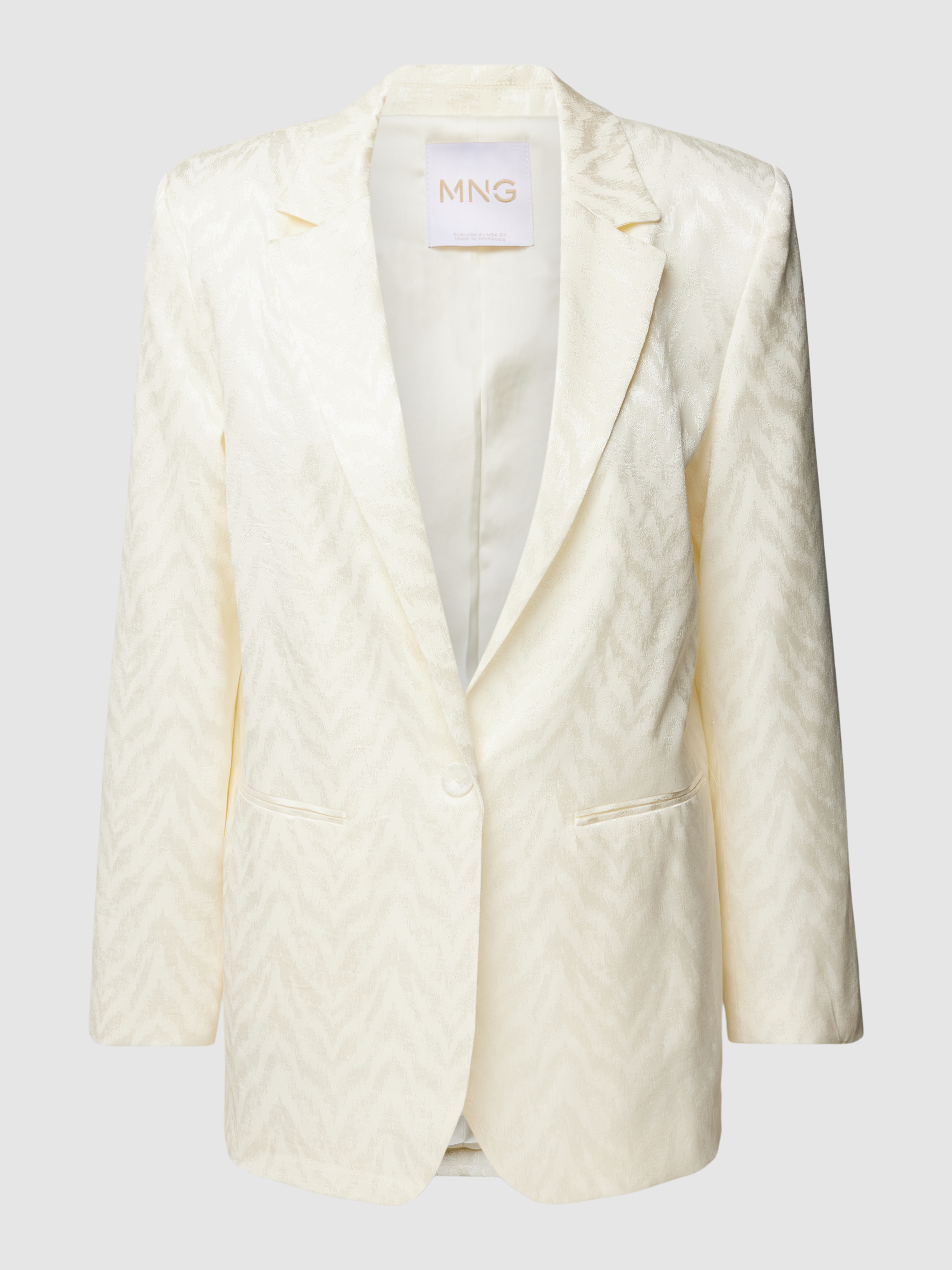 Пиджак женский MANGO 1880503 белый M доставка из-за рубежа 7644₽