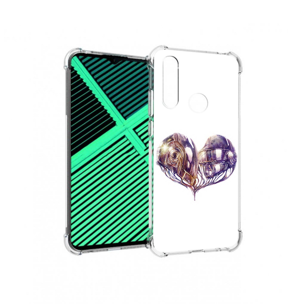 

Чехол MyPads Tocco для Motorola Moto G8 Power Lite сердце абстракция (PT227069.358.596), Прозрачный, Tocco