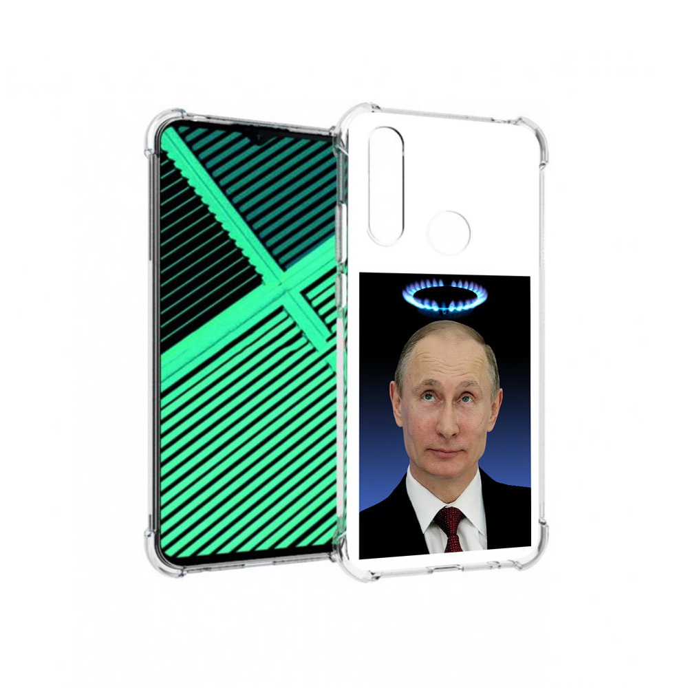 

Чехол MyPads Tocco для Motorola Moto G8 Power Lite святой газ (PT227069.358.594), Прозрачный, Tocco