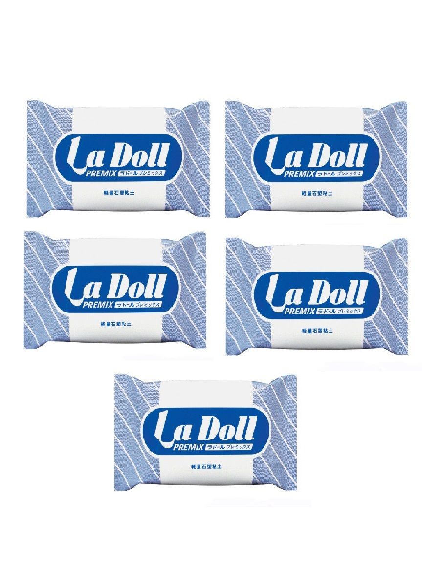 Полимерная глина Padico La Doll Premix Ла Долл Премикс НАБОР 5 шт