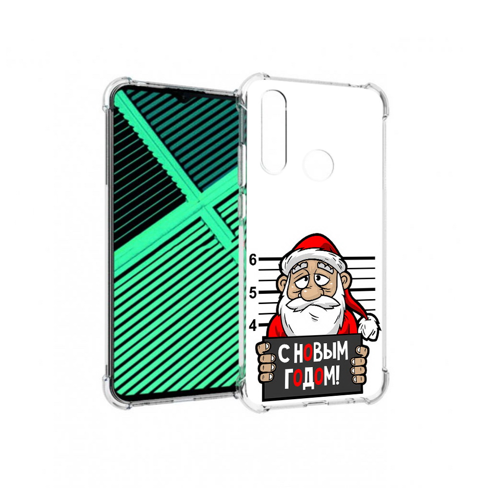 Чехол MyPads Tocco для Motorola Moto G8 Power Lite ДМ с новым годом заключенный