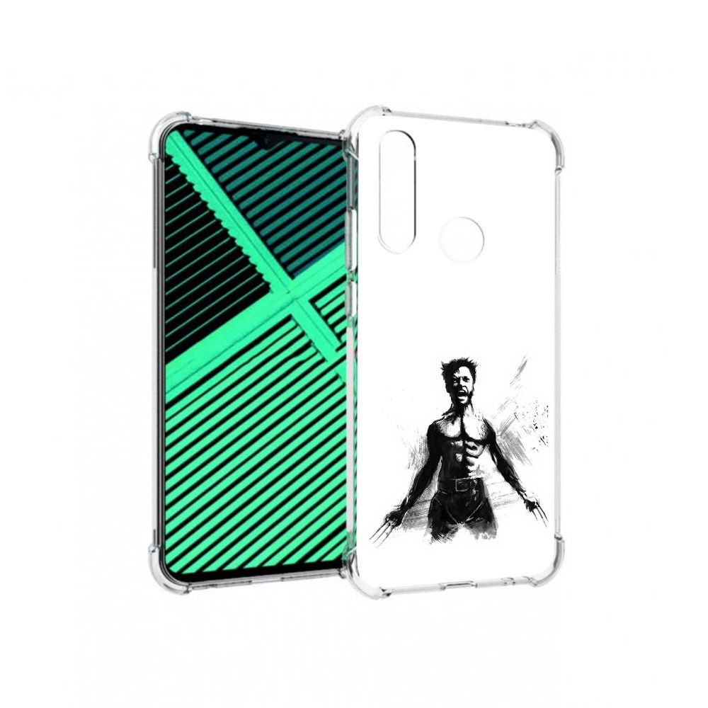 

Чехол MyPads Tocco для Motorola Moto G8 Power Lite росомаха (PT227069.358.587), Прозрачный, Tocco