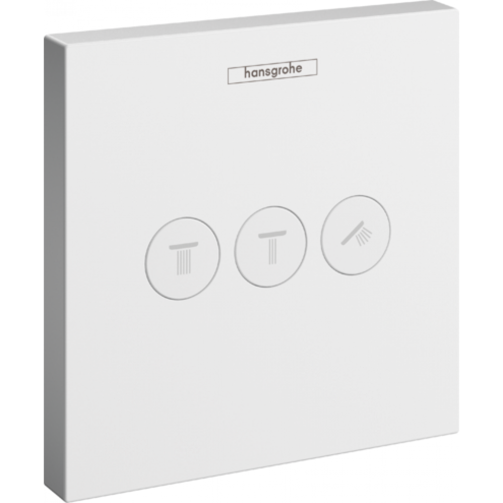 

Переключатель потоков Hansgrohe ShowerSelect 15764700 для душа, матовый белый