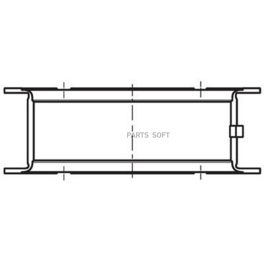 Mahle Полукольцо Опорное Коленвала Man D2566,D2866 Комплект (2Шт.) Mahle