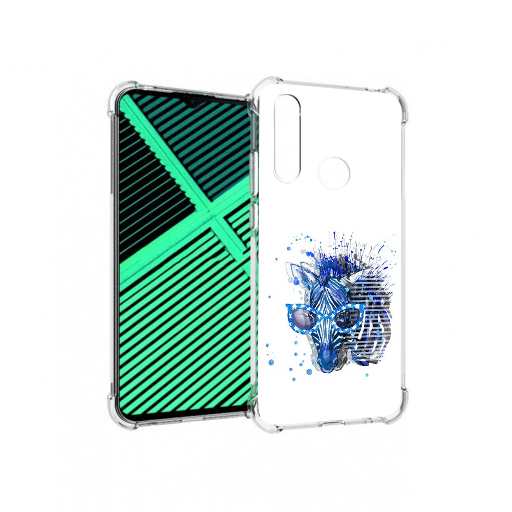 

Чехол MyPads Tocco для Motorola Moto G8 Power Lite расплывчатая зебра (PT227069.358.577), Прозрачный, Tocco