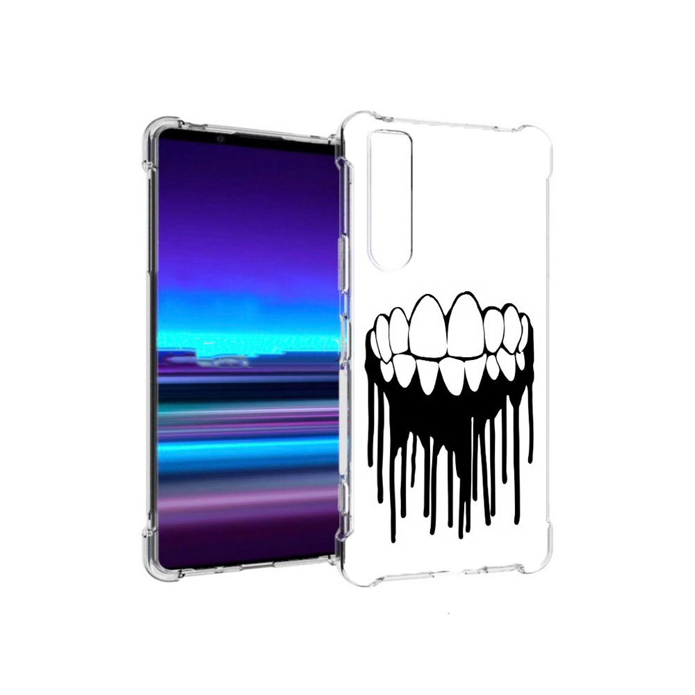 

Чехол MyPads Tocco для Sony Xperia 1 II зубы (PT148152.232.372), Прозрачный, Tocco