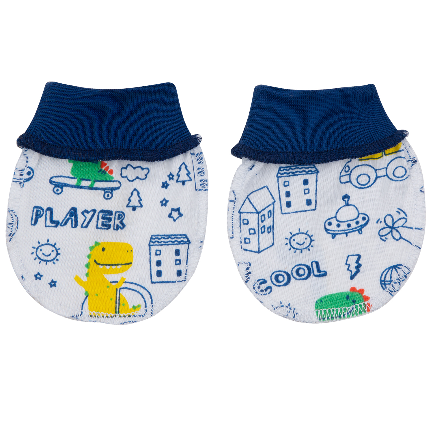 

Антицарапки Leader Kids цв.белый, синий ,р.62, ЛКЗ21217009ку01