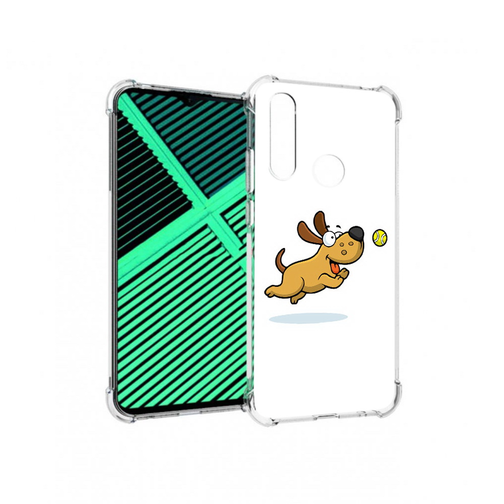 

Чехол MyPads Tocco для Motorola Moto G8 Power Lite пёсик (PT227069.358.563), Прозрачный, Tocco