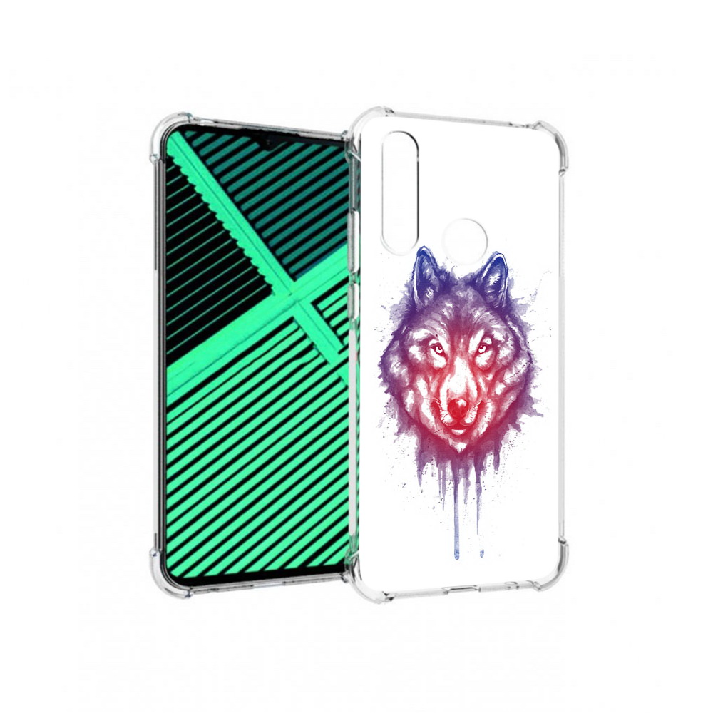 

Чехол MyPads Tocco для Motorola Moto G8 Power Lite пушистый волк (PT227069.358.561), Прозрачный, Tocco