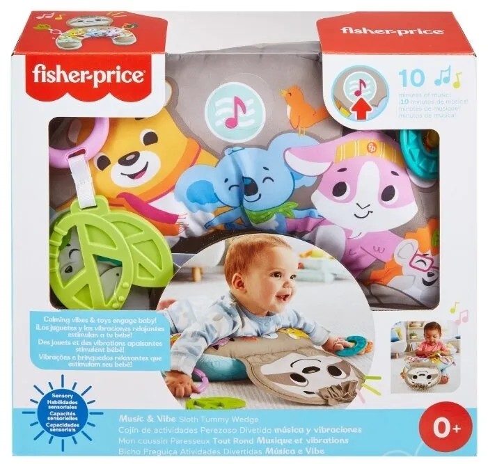 фото Мягкая игрушка mattel fisher-price музыкальная подушка под животик grr01