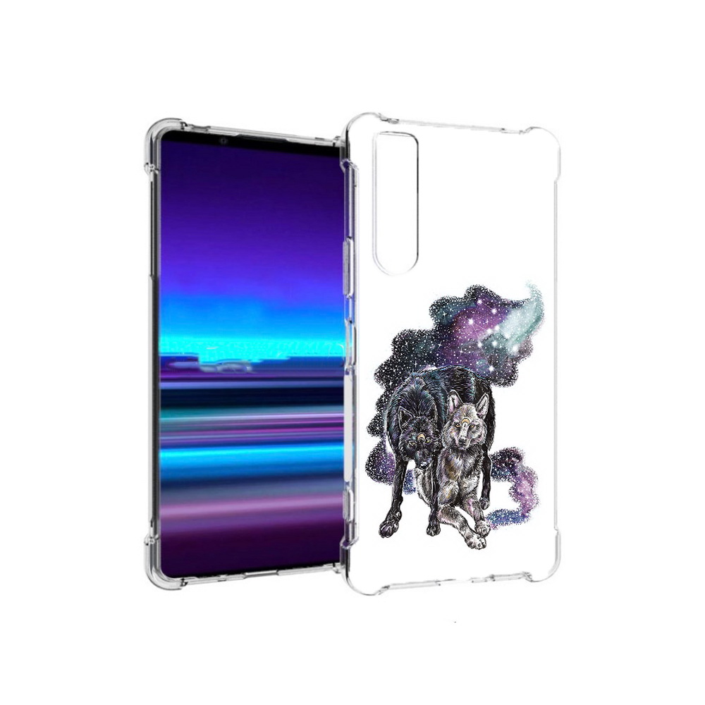

Чехол MyPads Tocco для Sony Xperia 1 II звездные волки (PT148152.232.352), Прозрачный, Tocco