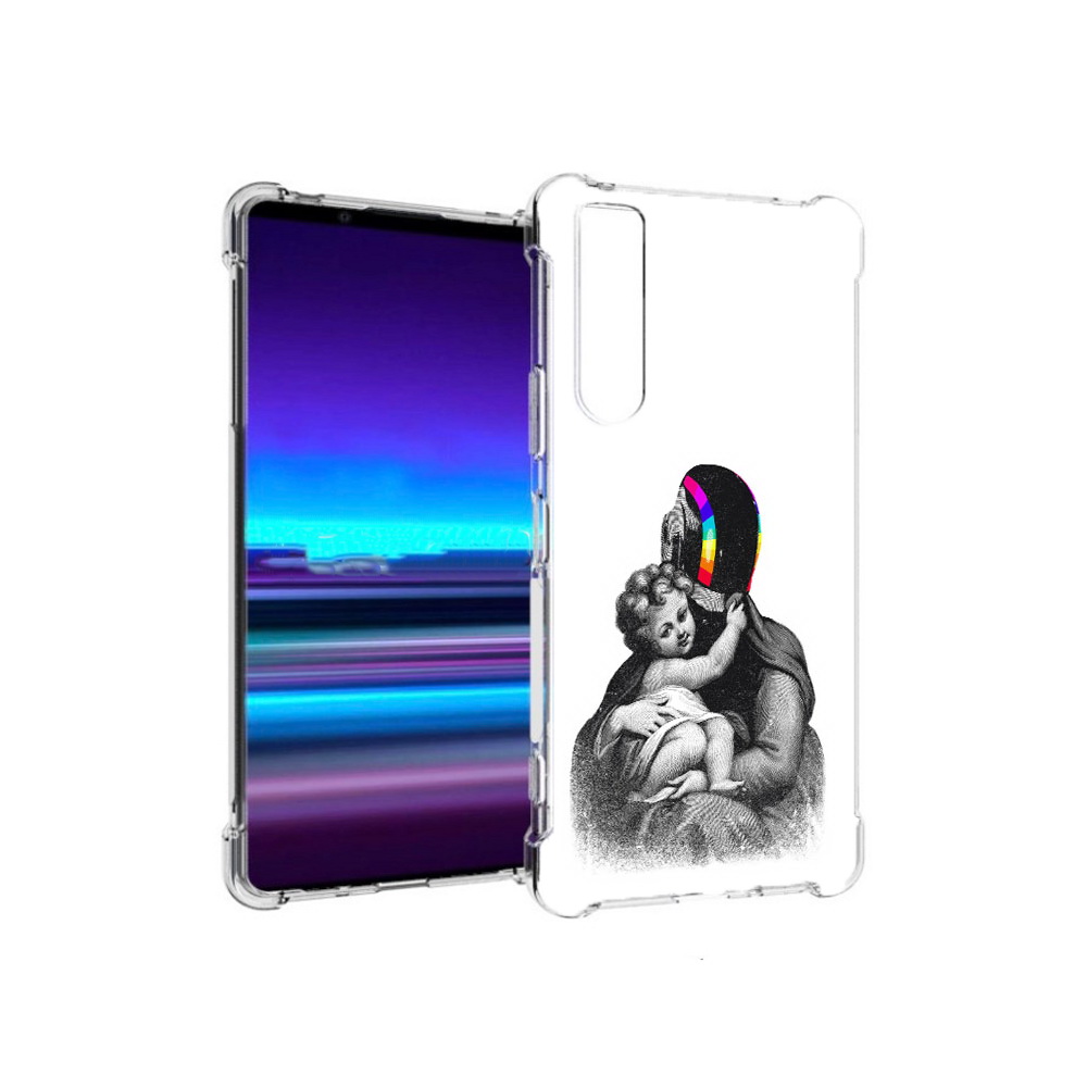 

Чехол MyPads Tocco для Sony Xperia 1 II защитник в шлеме (PT148152.232.350), Прозрачный, Tocco