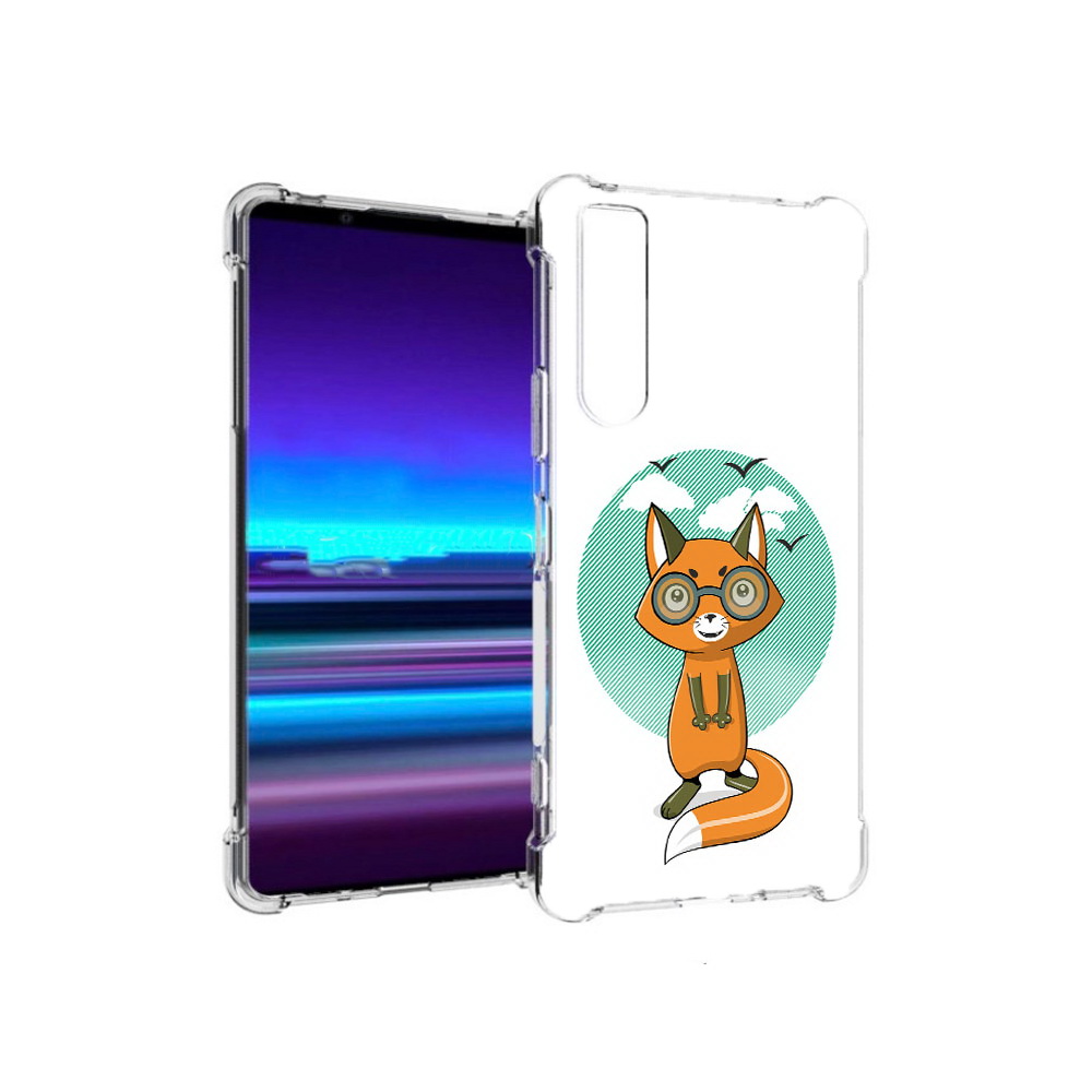 

Чехол MyPads Tocco для Sony Xperia 1 II задумчивая лиса (PT148152.232.348), Прозрачный, Tocco