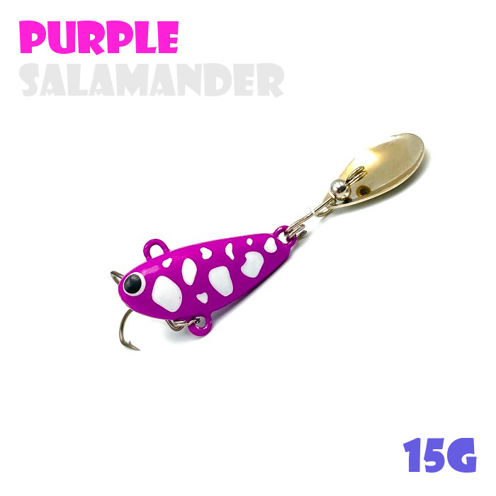 Тейл-Спиннер Uf-Studio Buzzet Bullet 15g #Purple Salamander