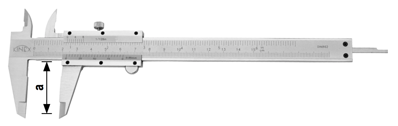 Штангенциркуль KINEX (6000-1) 150/40мм (0.05мм) с винтовым фиксатором и глубиномером угольник kinex