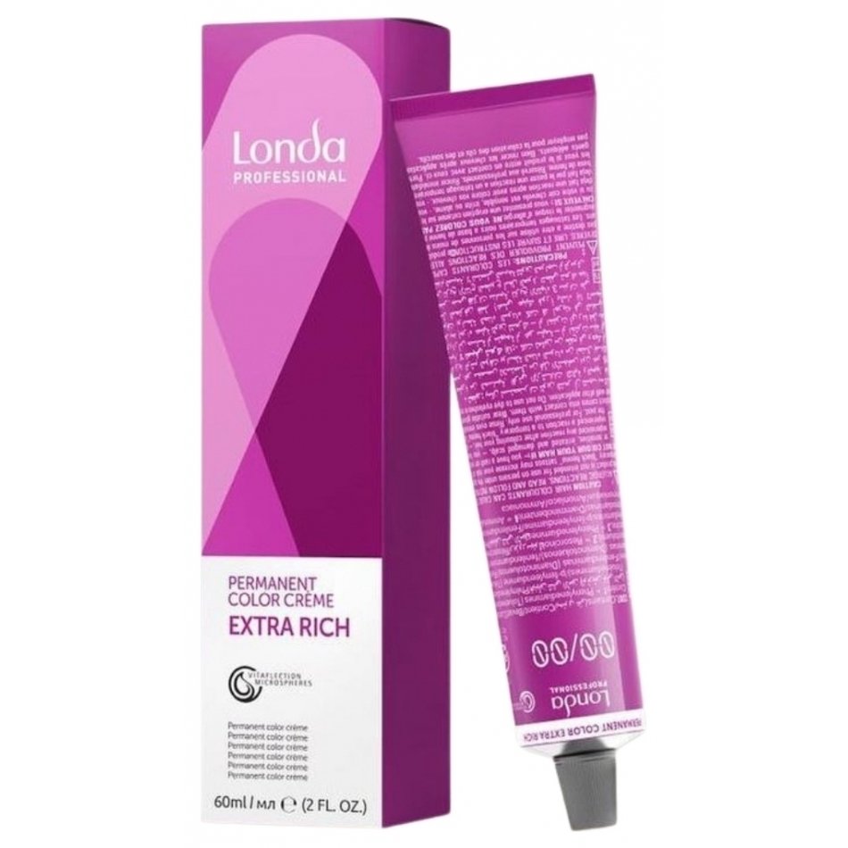 Краска для волос Londa Professional LondaColor 7/16 пудровый фиолетовый, 60мл londa color стойкая крем краска 99350076667 6 06 призматический фиолетовый 60 мл micro reds