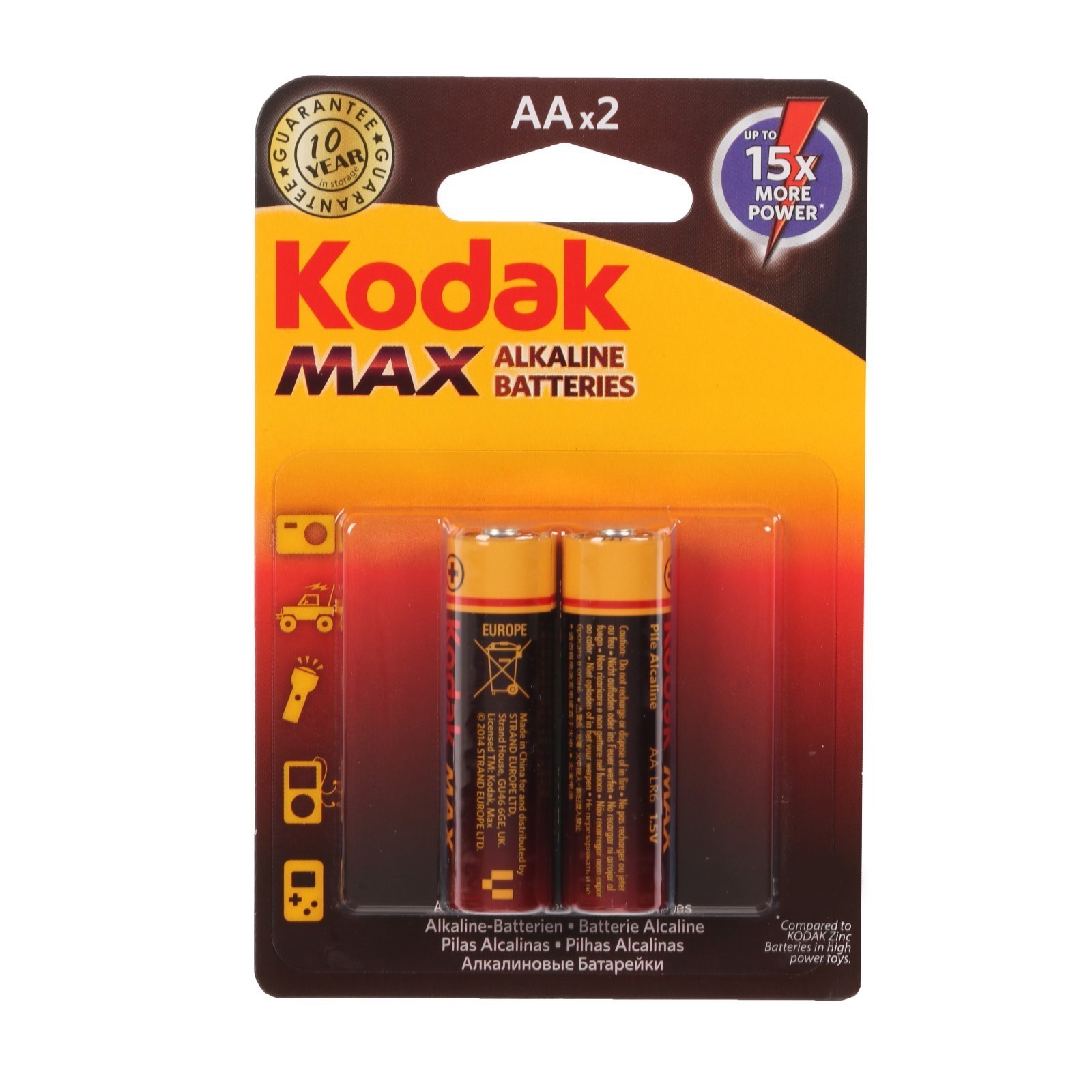 Батарейки Kodak Max Alkaline LR6-2BL AА 2 шт