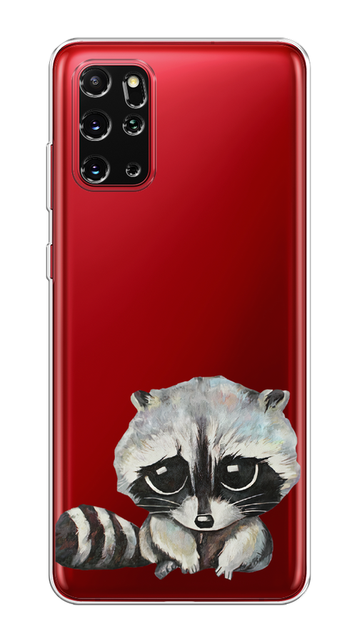 

Чехол на Samsung Galaxy S20 Plus "Большеглазый енот", Серый;черный;прозрачный, 29350-1
