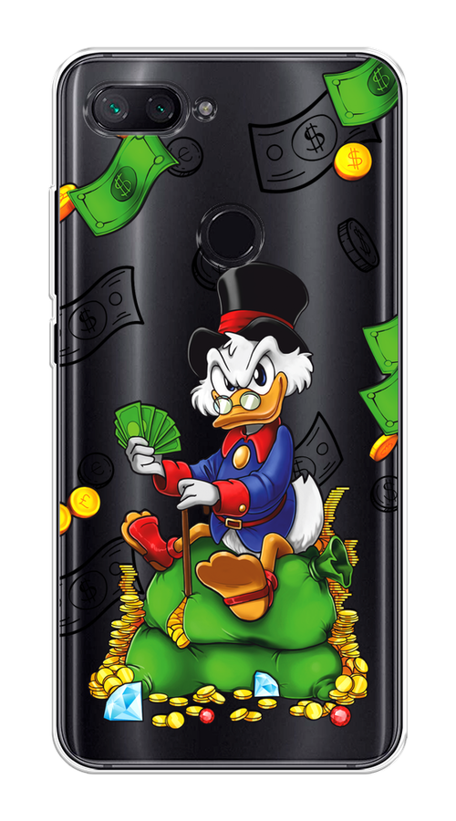

Чехол на Xiaomi Mi 8 Lite "Scrooge Richness", Черный;синий;зеленый, 34550-1