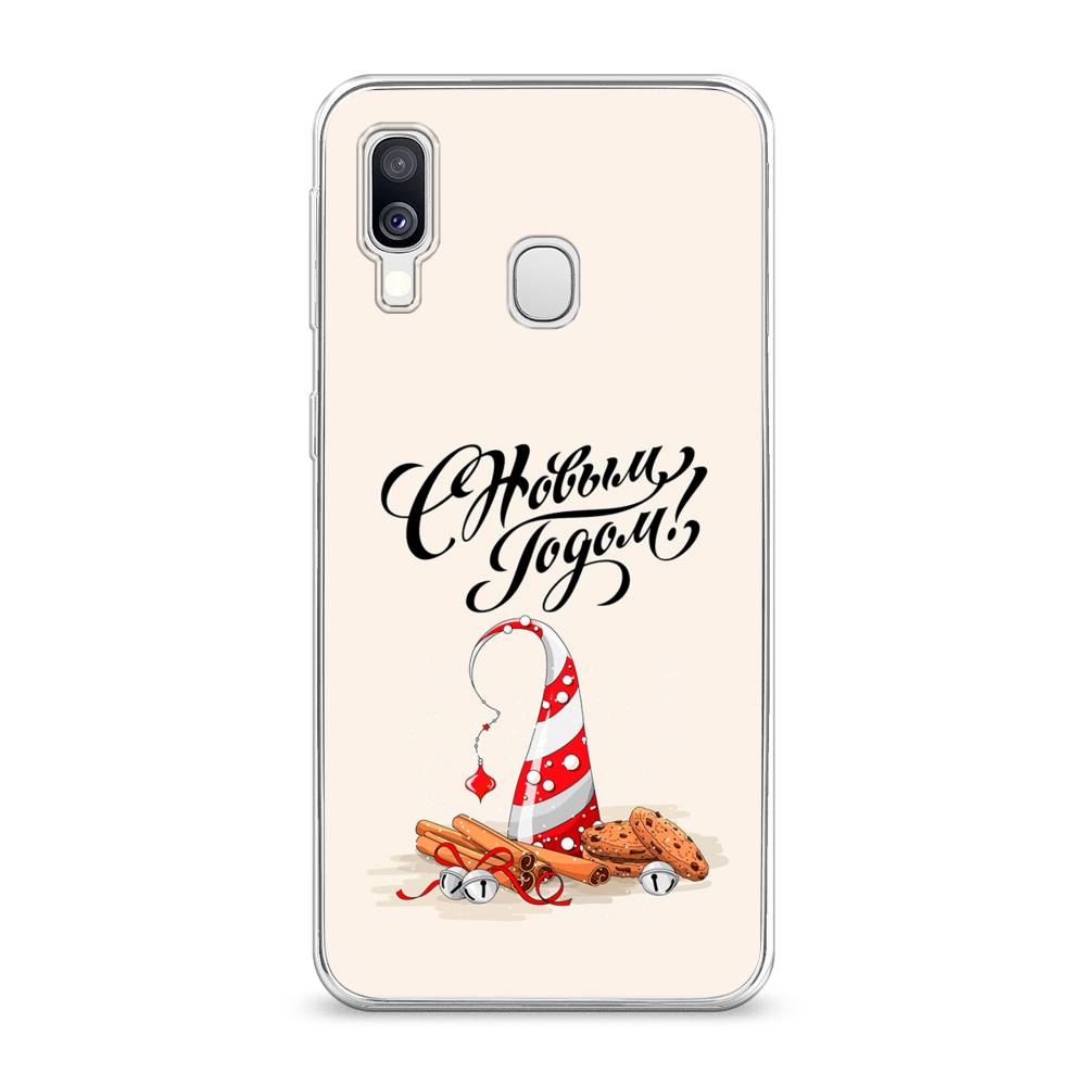 

Чехол на Samsung Galaxy A40 "Подарки на Новый Год", Бежевый;красный;черный, 28050-5