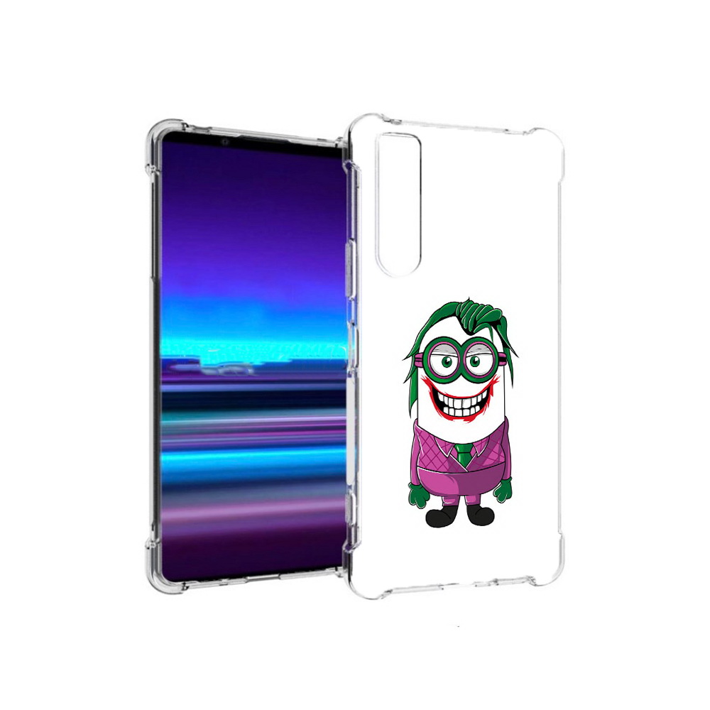 

Чехол MyPads Tocco для Sony Xperia 1 II джокер миньон (PT148152.232.322), Прозрачный, Tocco