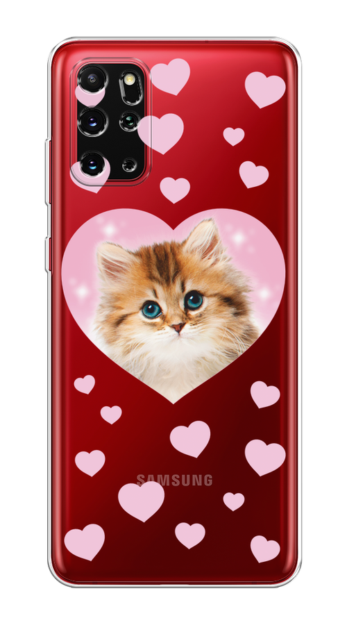 

Чехол на Samsung Galaxy S20 Plus "Котенок в сердце", Розовый;оранжевый;белый;прозрачный, 29350-1