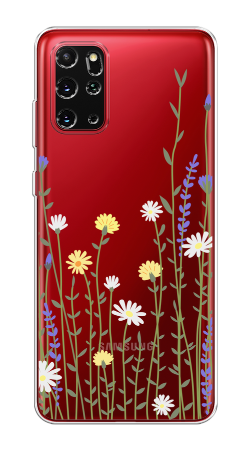 

Чехол на Samsung Galaxy S20 Plus "Ромашка и лаванда", Зеленый;желтый;прозрачный, 29350-1