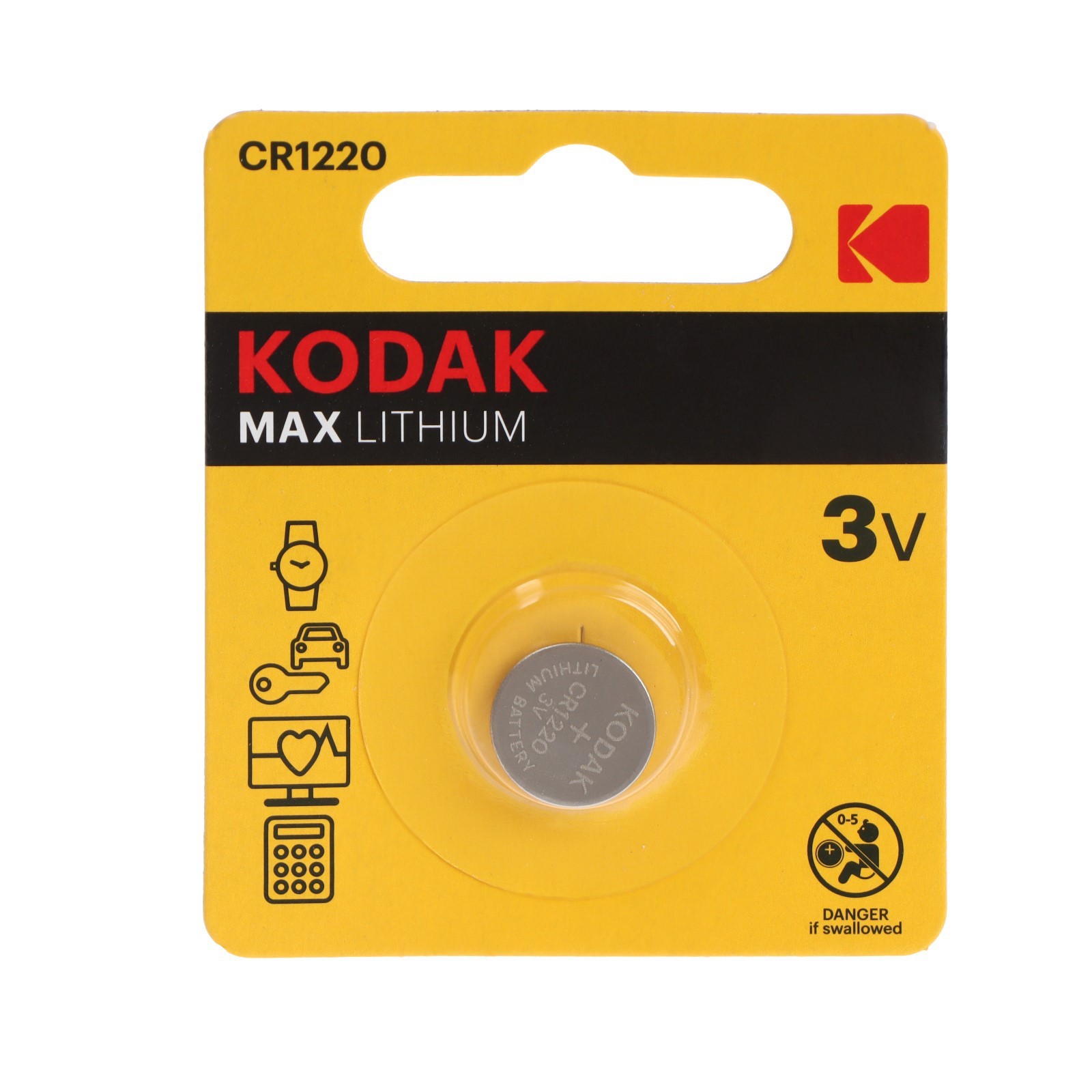 Батарейка Kodak Max Lithium CR1220 3V